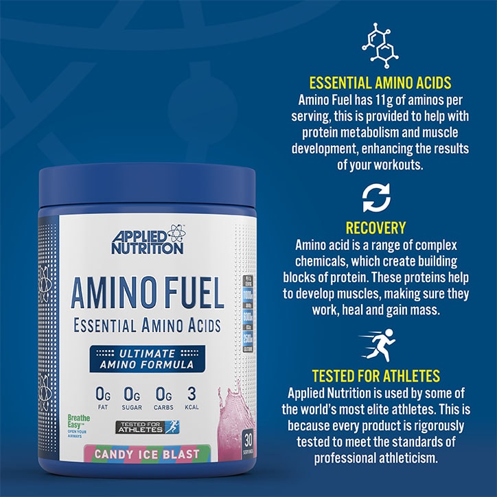 Applied Nutrition Amino Fuel EAA Powder Candy Ice Blast 390g